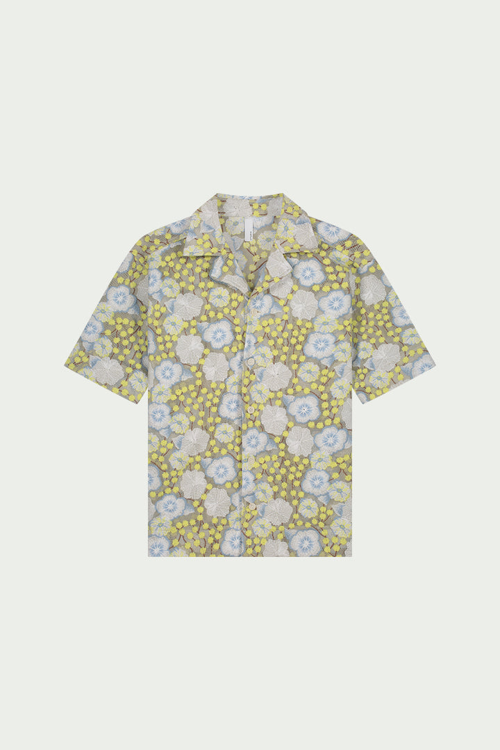 Nathan Embroidered Maille Baskèt Shirt