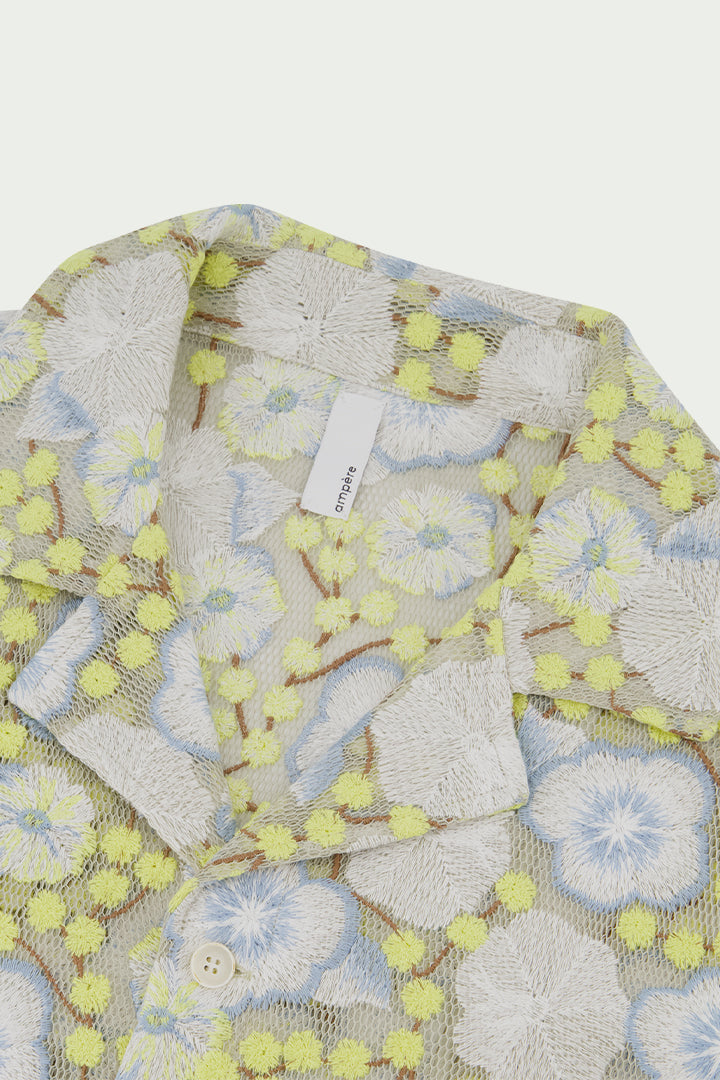 Nathan Embroidered Maille Baskèt Shirt