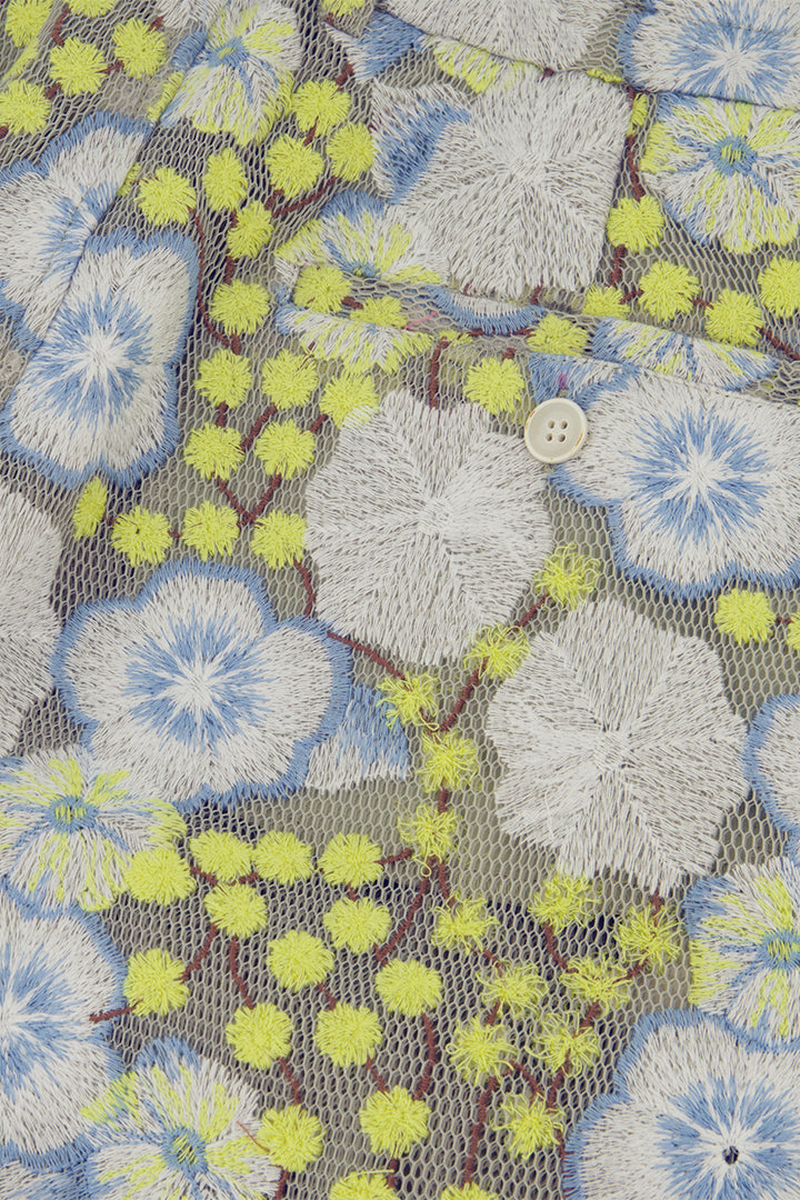 Koos Embroidered Maille Baskèt Shorts