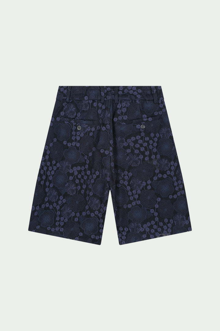 Koos Embroidered Maille Baskèt Shorts