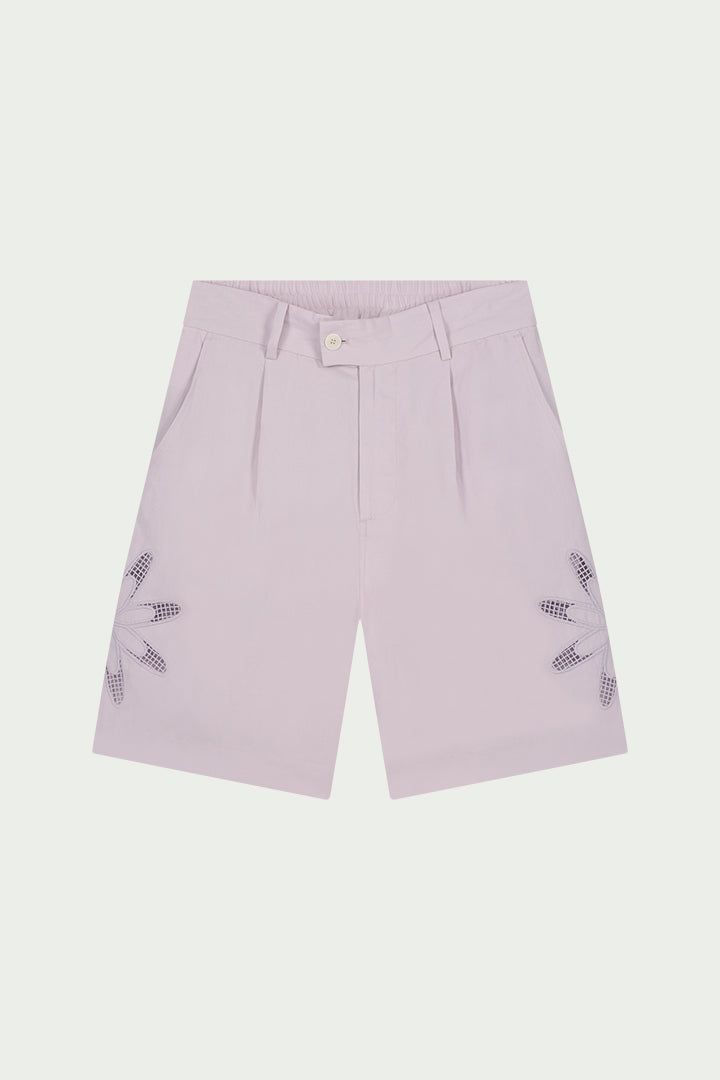 Koos Embroidered Linen Shorts