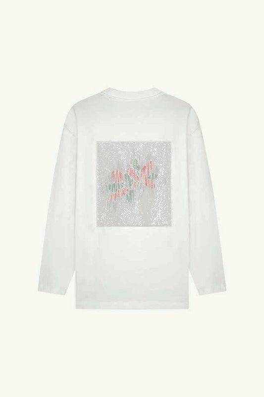 Ellen Dry Jersey Long Sleeve Tee White