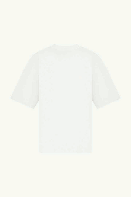 August Interlock Tee White