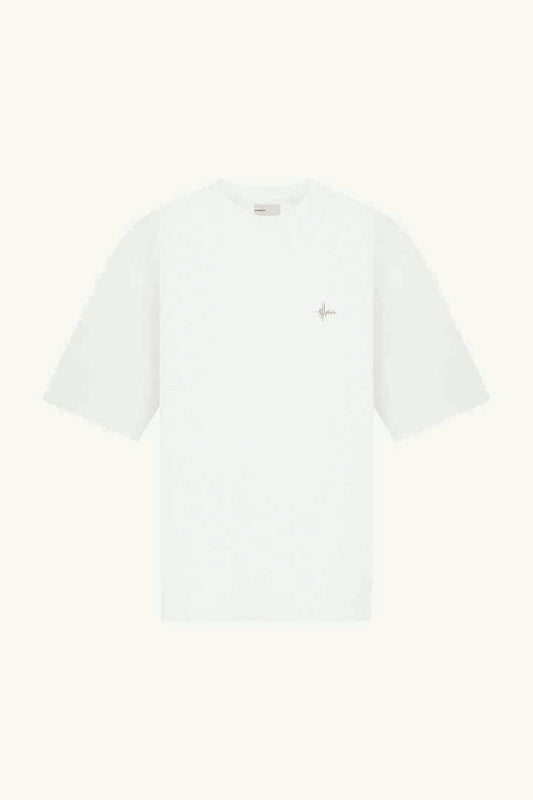 August Interlock Tee White
