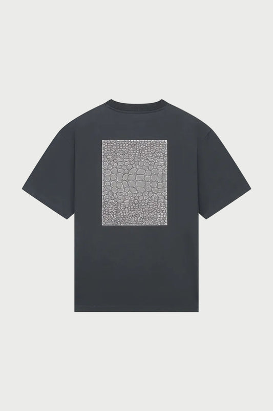 August Dry Jersey OE Tee in Pirate Black