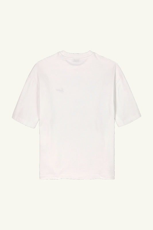 August Interlock Tee in White