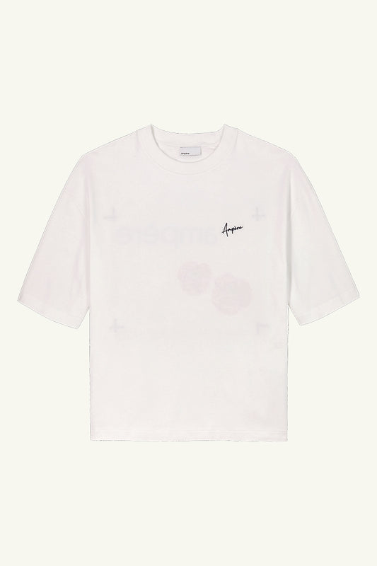 August Interlock Tee in White