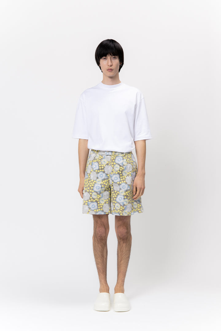 Koos Embroidered Maille Baskèt Shorts