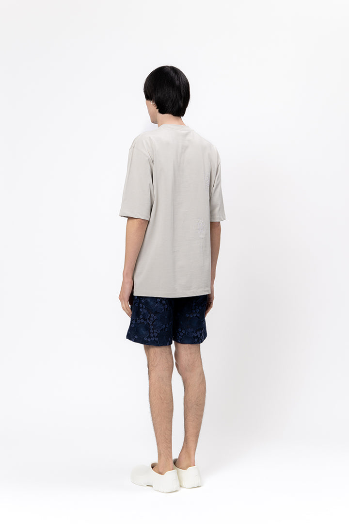 Koos Embroidered Maille Baskèt Shorts