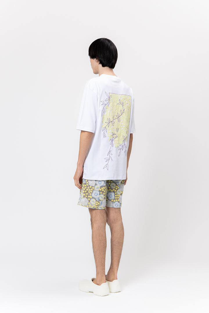 Koos Embroidered Maille Baskèt Shorts