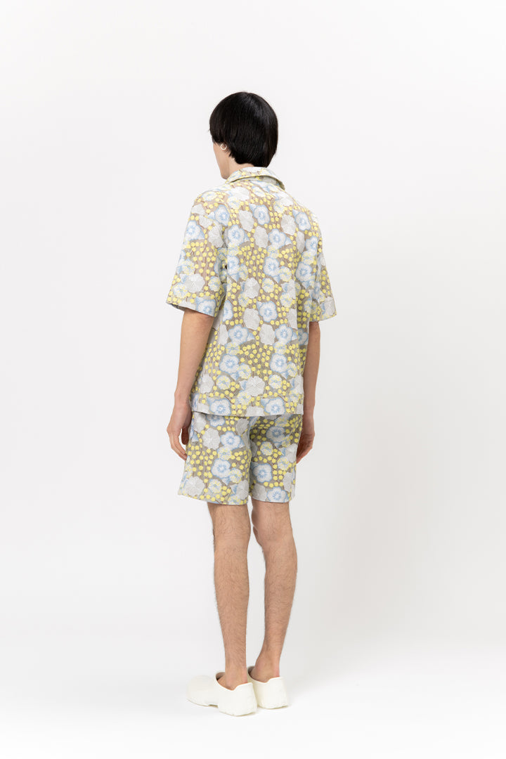 Nathan Embroidered Maille Baskèt Shirt