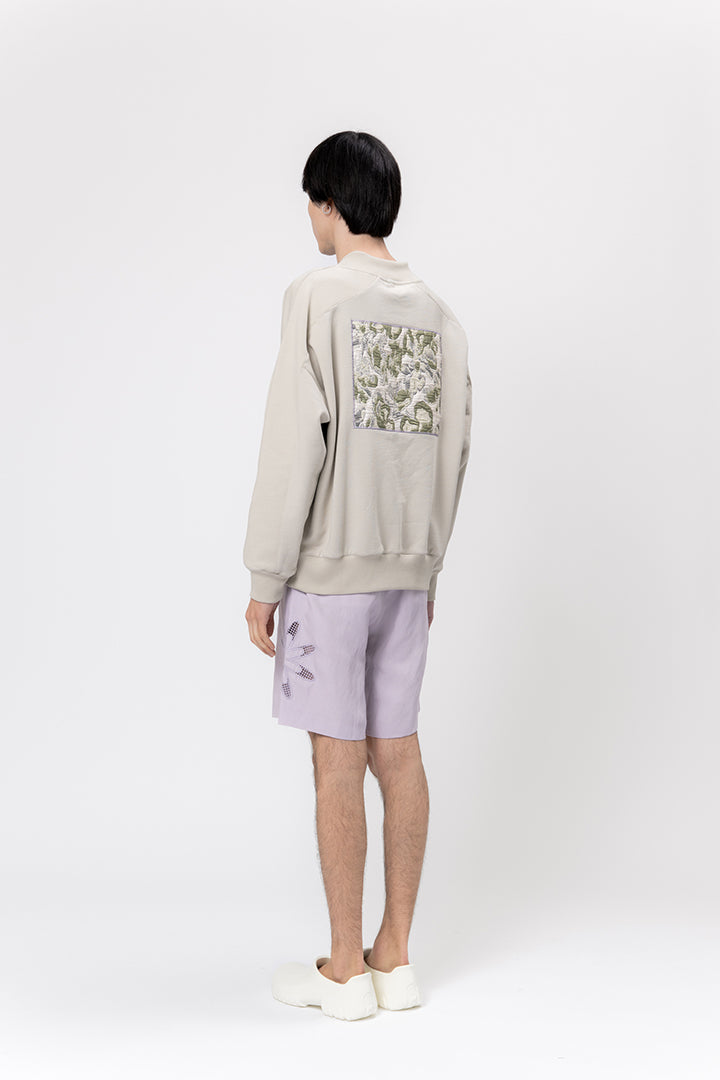 Theo Loopback Mock Neck Sweatshirt
