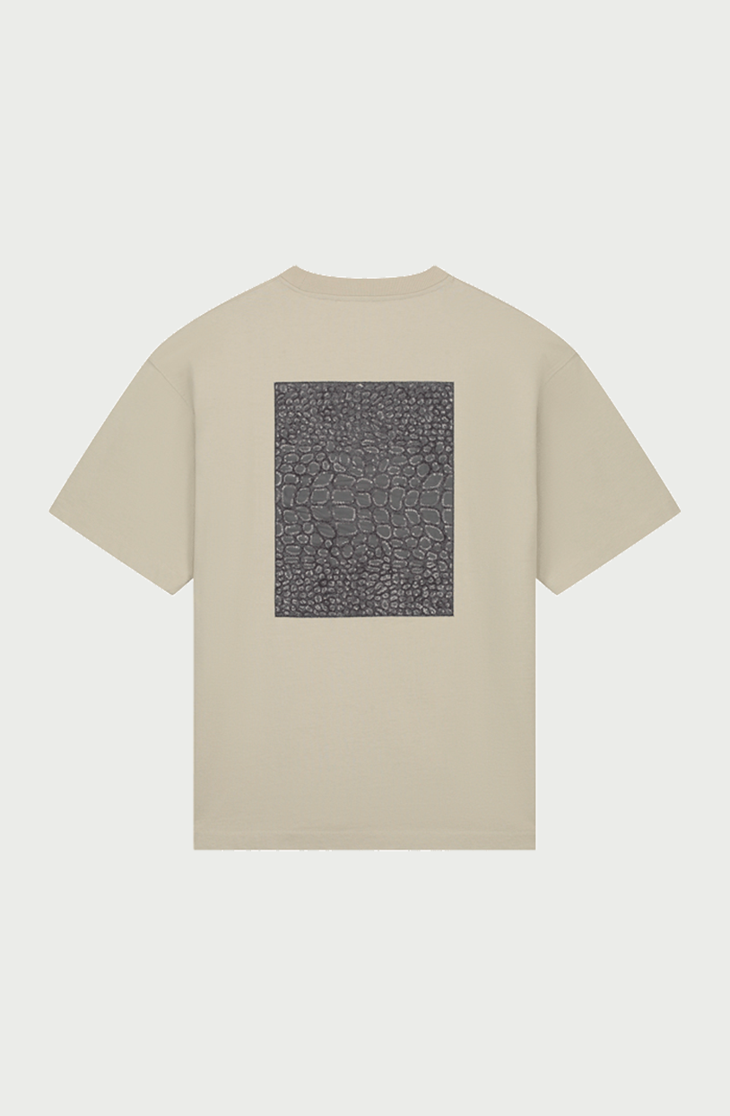August Dry Jersey OE Tee in Abbey Stone