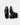Joee Tumbled Leather Low Boot Black
