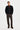 Ribbed 31685 Wool Zip Cardigan Black