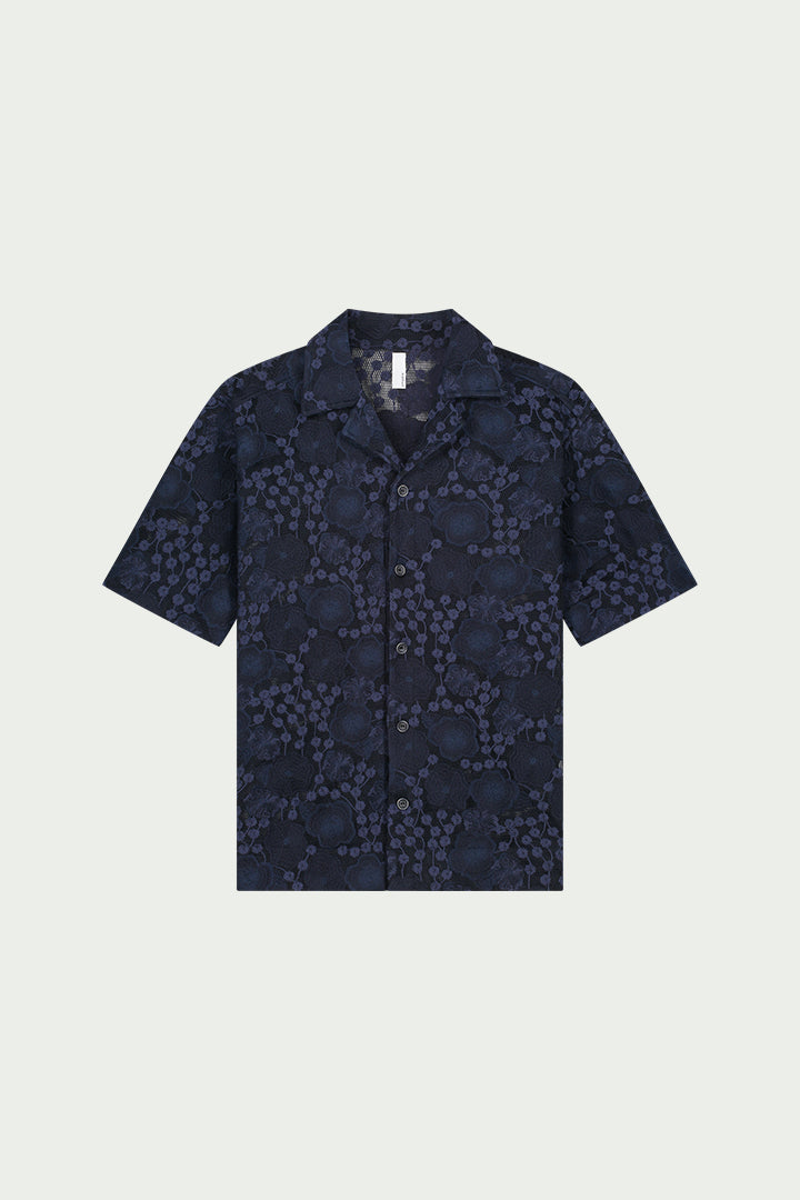 Nathan Embroidered Maille Baskèt Shirt