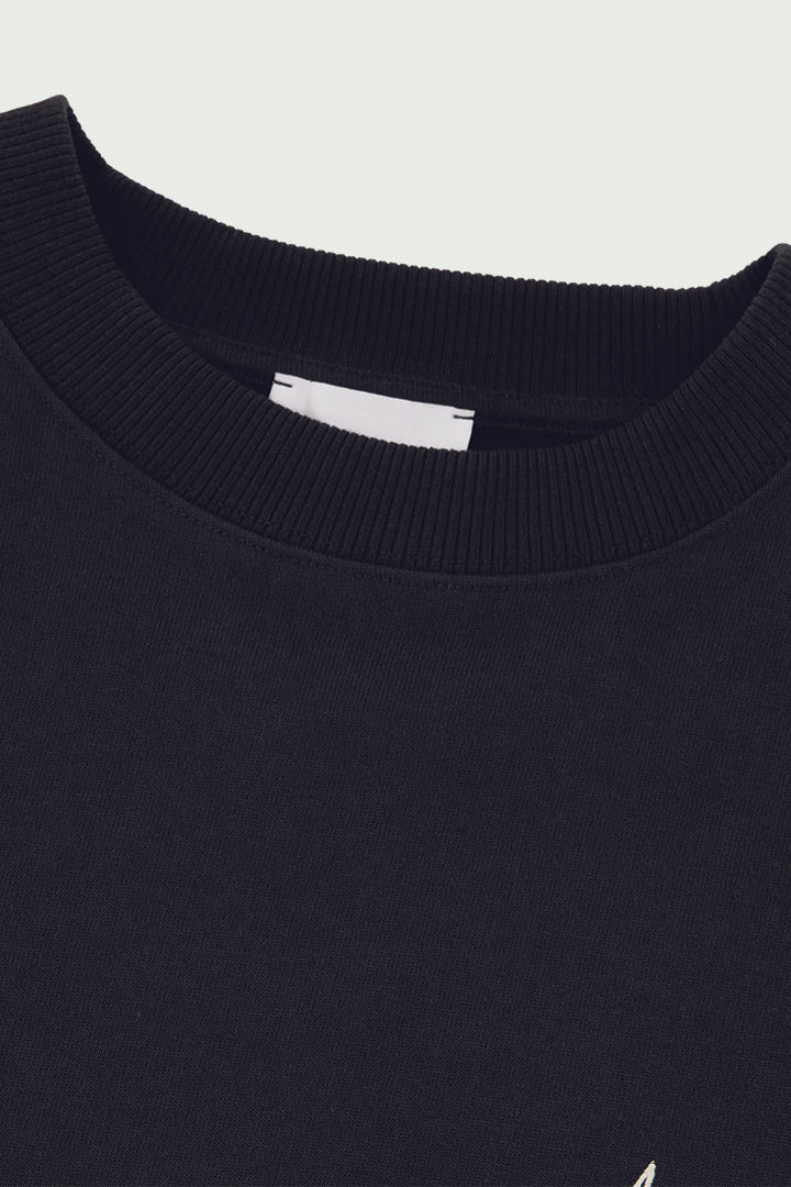 August Dry Jersey Tee Pirate Black
