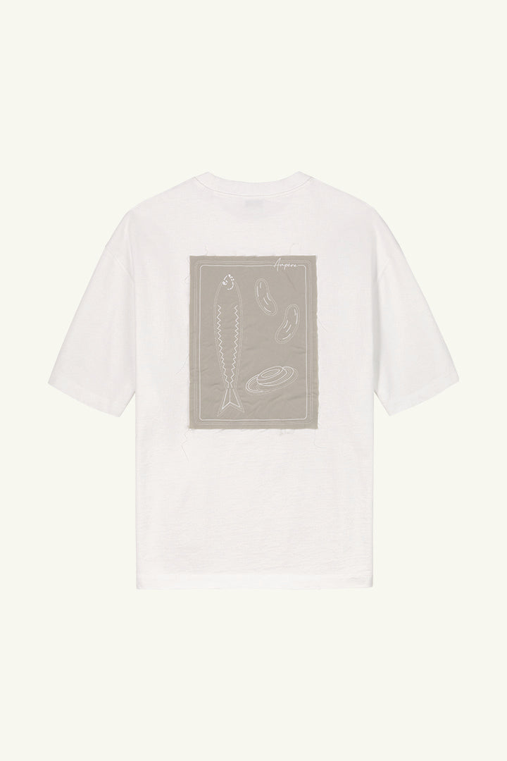 August Dry Jersey OE Tee in White