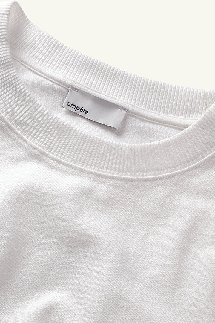 August Dry Jersey OE Tee in White