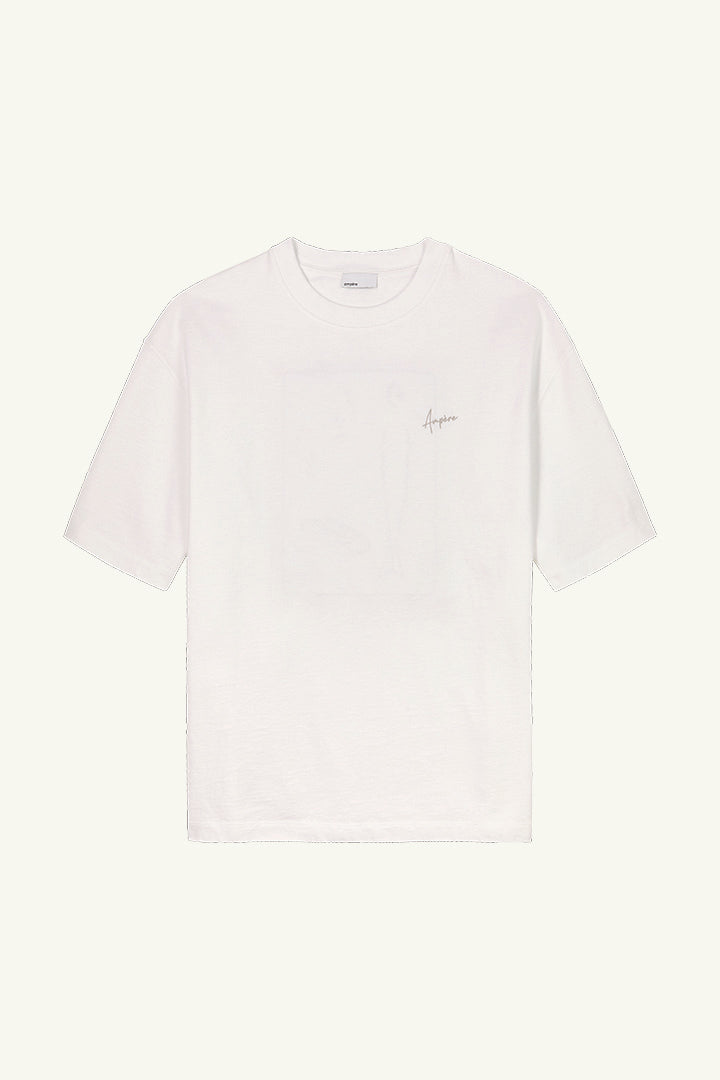 August Dry Jersey OE Tee in White