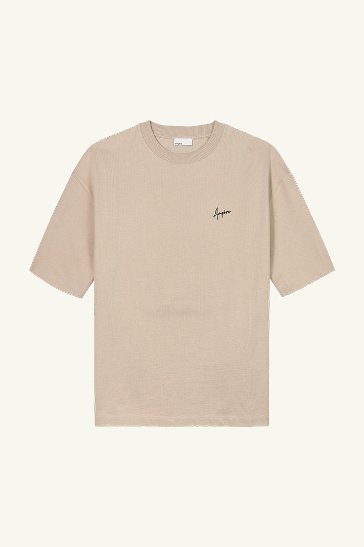 August Dry Jersey OE Tee in Abbey Stone