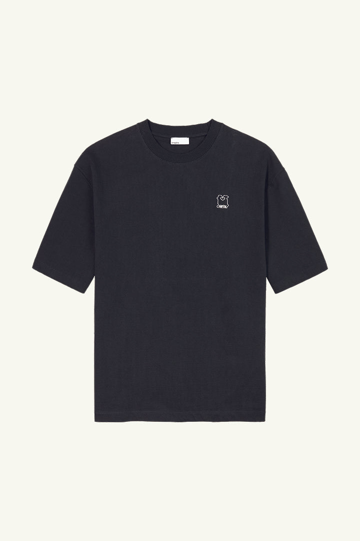 August Dry Jersey OE Tee in Pirate Black
