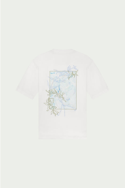 August Interlock Tee White