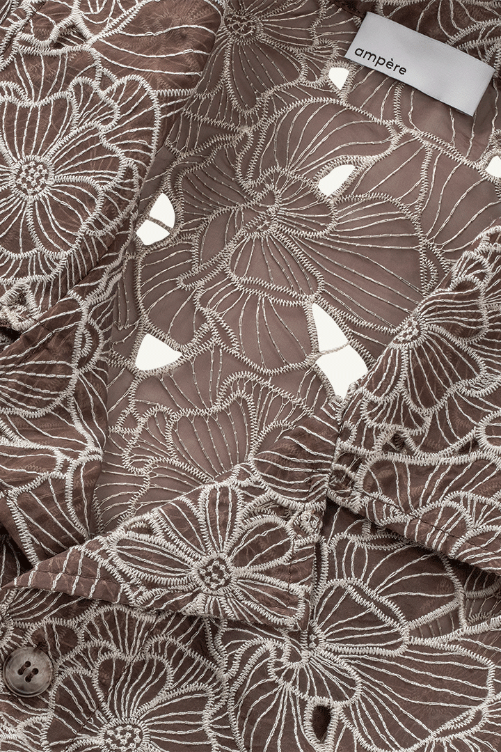 Benno Short Sleeve Shirt in Brown