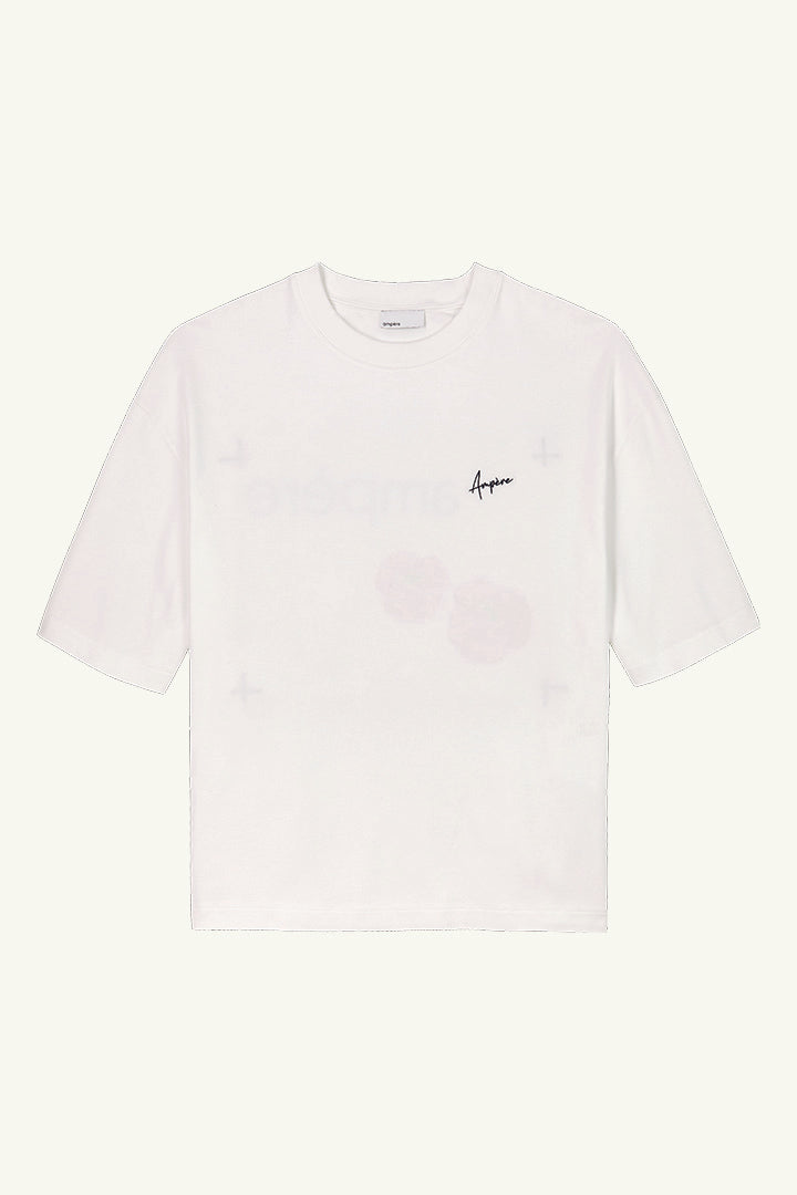 August Interlock Tee in White