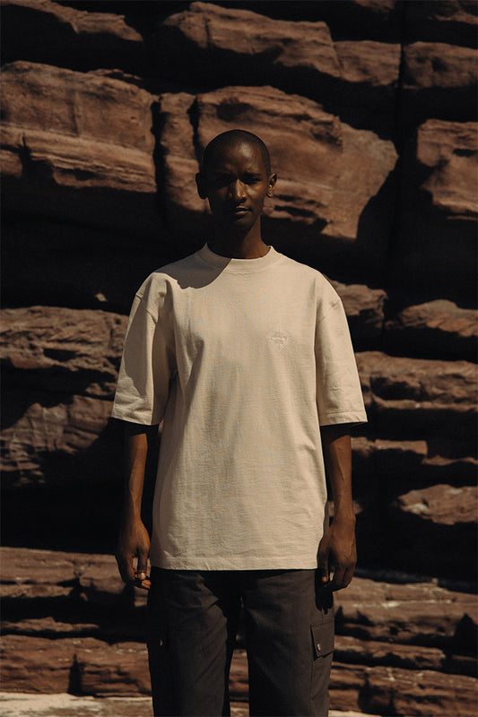 August Dry Jersey Tee Abbey Stone