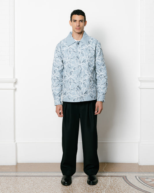 Renee Floral Embroidered Overshirt